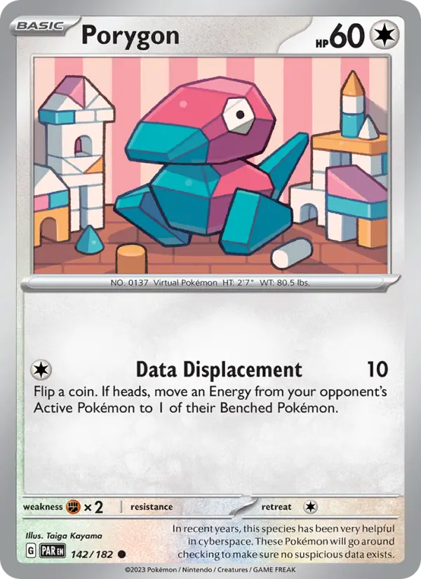 Porygon — Paradox Rift card #142