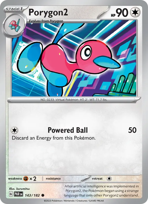 Porygon2 — Paradox Rift card #143