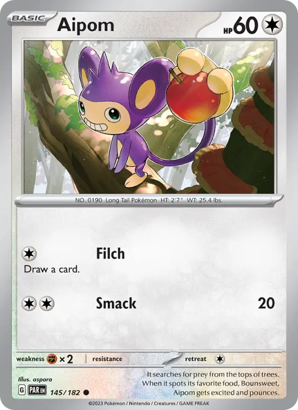 Aipom — Paradox Rift card #145