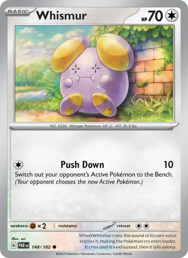 Whismur — Paradox Rift card #148