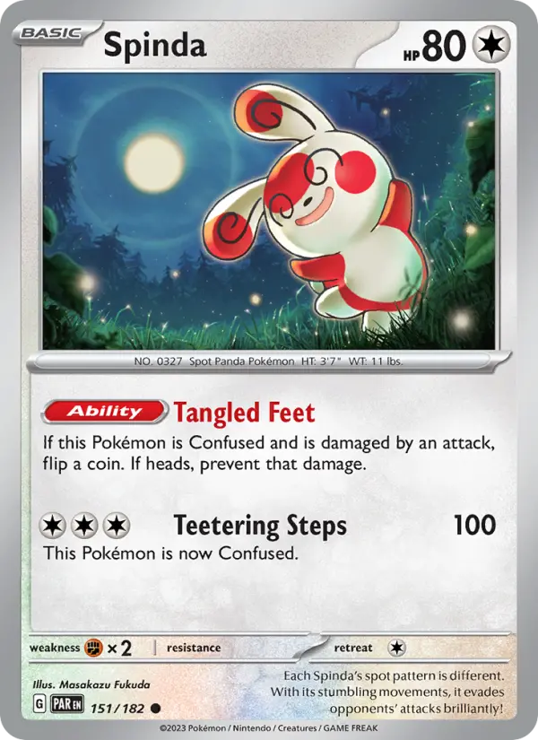 Spinda — Paradox Rift card #151