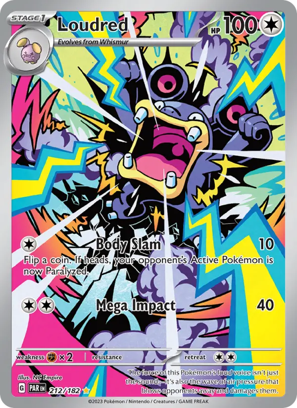 Loudred — Paradox Rift card #212
