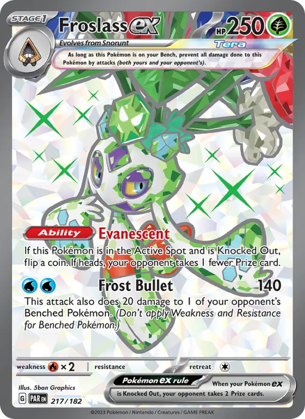 Froslass ex — Paradox Rift card #217