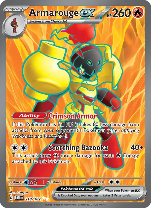 Armarouge ex — Paradox Rift card #218