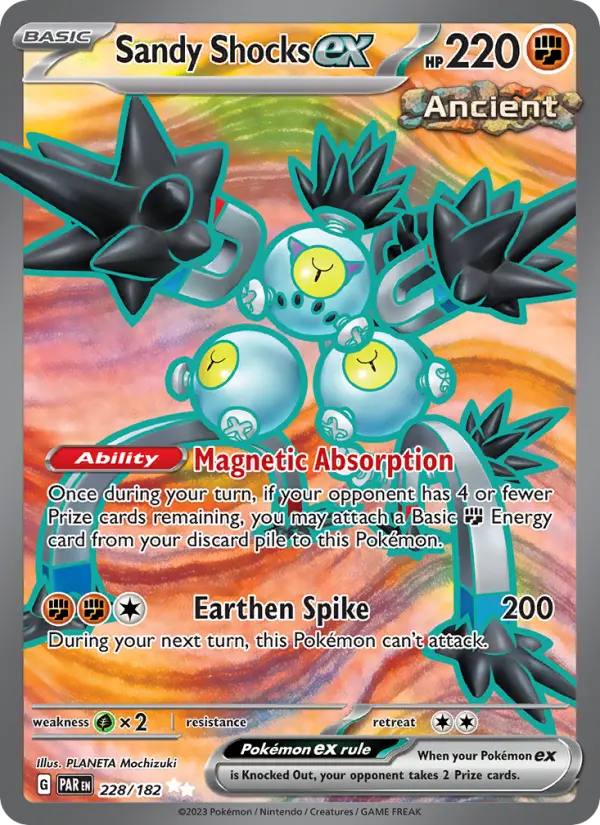 Sandy Shocks ex — Paradox Rift card #228