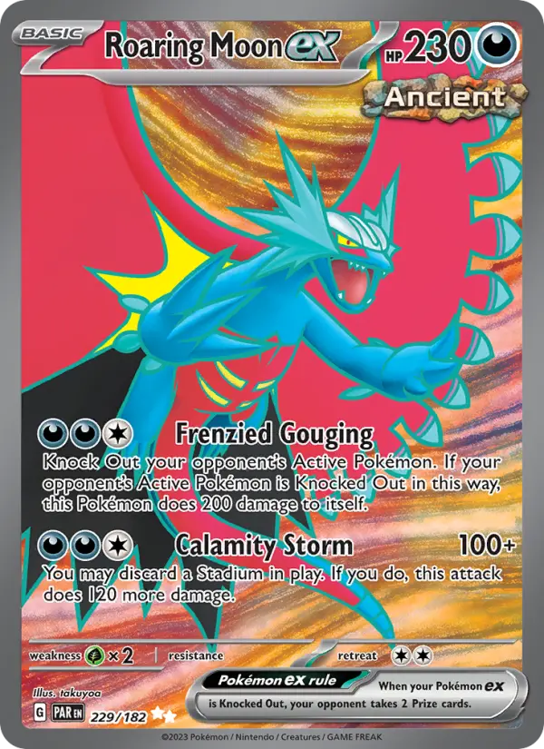 Roaring Moon ex — Paradox Rift card #229