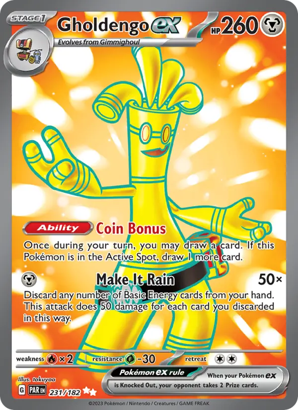 Gholdengo ex — Paradox Rift card #231