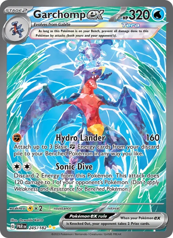 Garchomp ex — Paradox Rift card #245