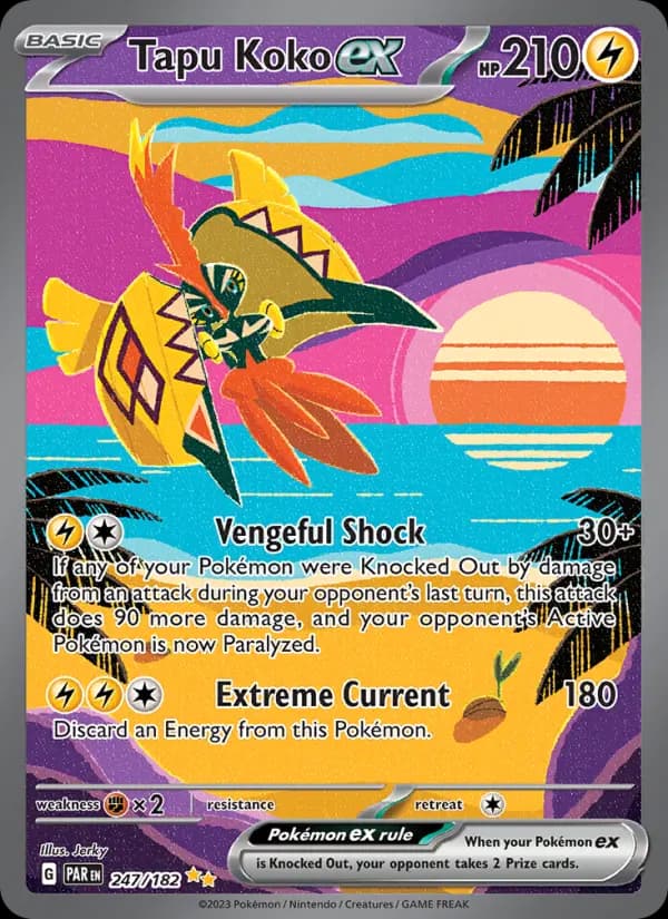Tapu Koko ex — Paradox Rift card #247