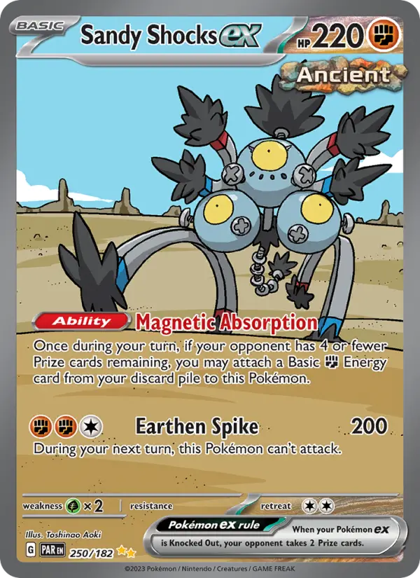 Sandy Shocks ex — Paradox Rift card #250