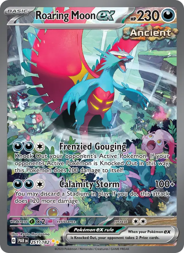 Roaring Moon ex — Paradox Rift card #251