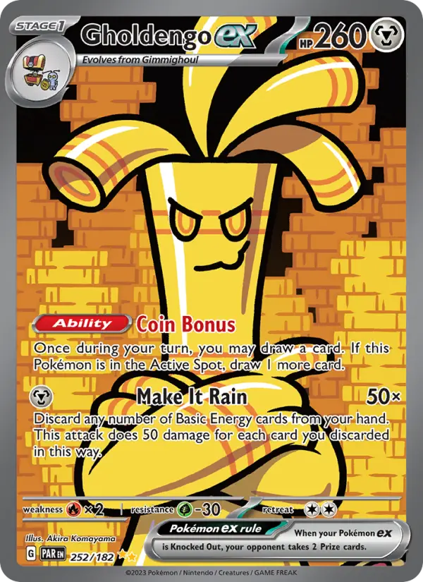 Gholdengo ex — Paradox Rift card #252