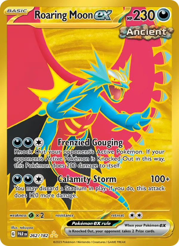 Roaring Moon ex — Paradox Rift card #262