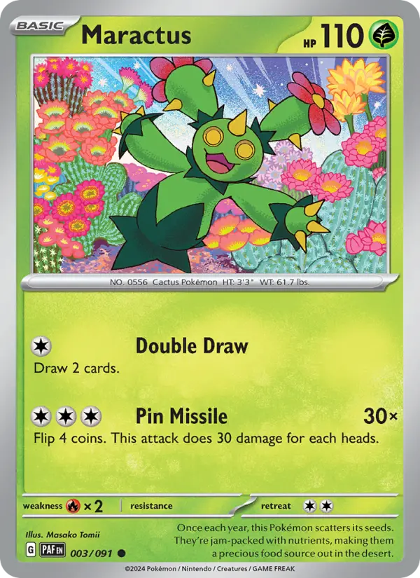 Maractus — Paldean Fates card #003