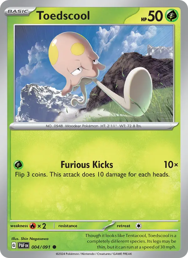 Toedscool — Paldean Fates card #004