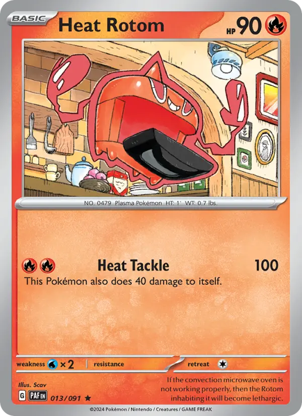Heat Rotom — Paldean Fates card #013