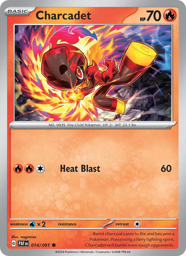 Charcadet — Paldean Fates card #014