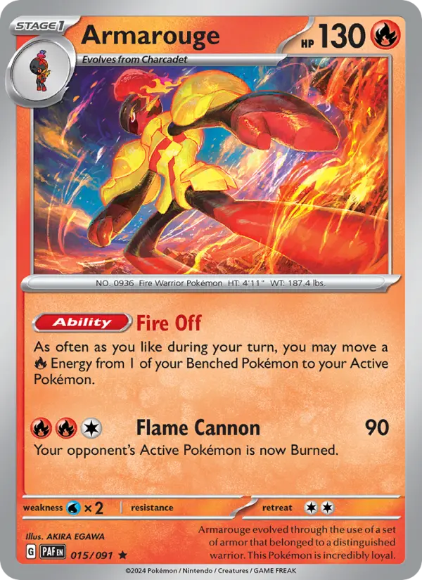 Armarouge — Paldean Fates card #015