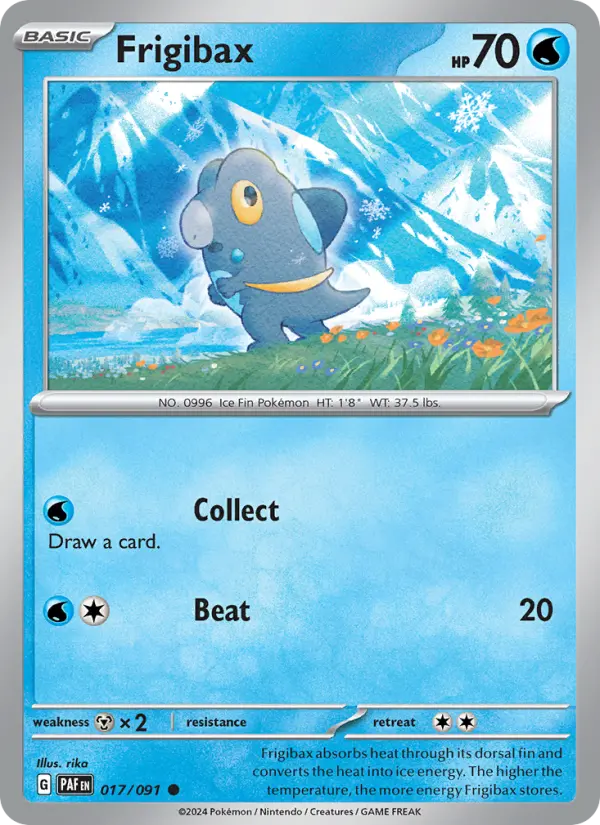 Frigibax — Paldean Fates card #017