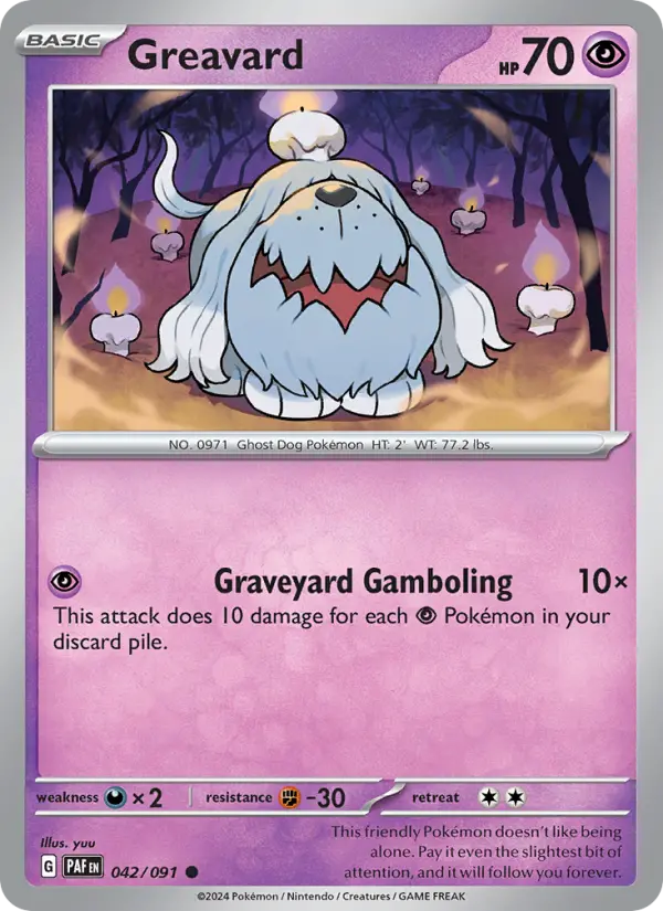 Greavard — Paldean Fates card #042
