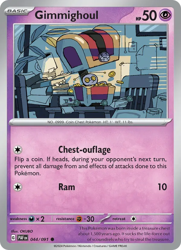 Gimmighoul — Paldean Fates card #044