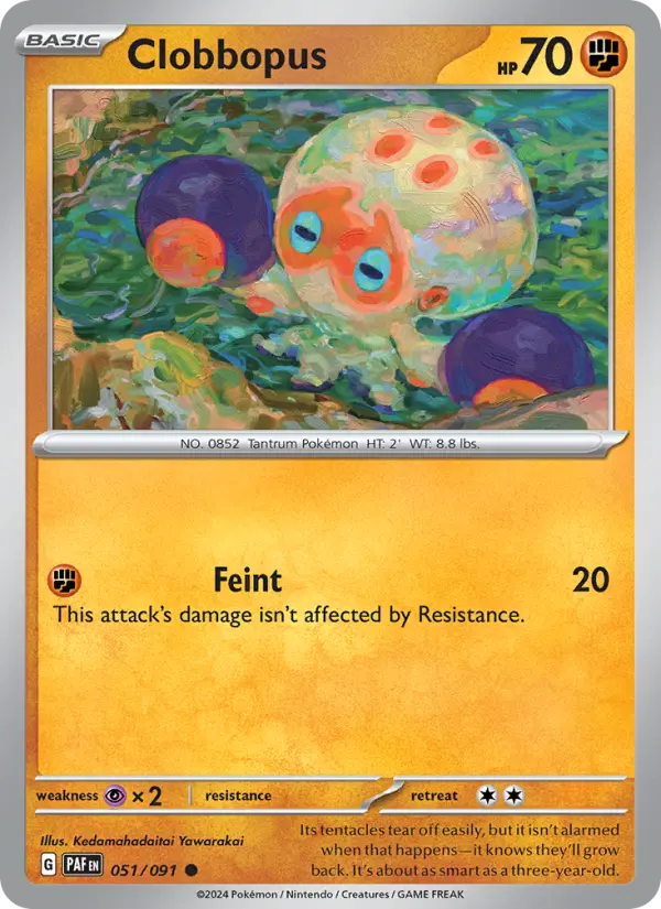 Clobbopus — Paldean Fates card #051