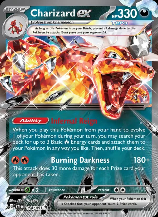 Charizard ex — Paldean Fates card #054