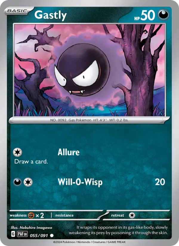 Gastly — Paldean Fates card #055