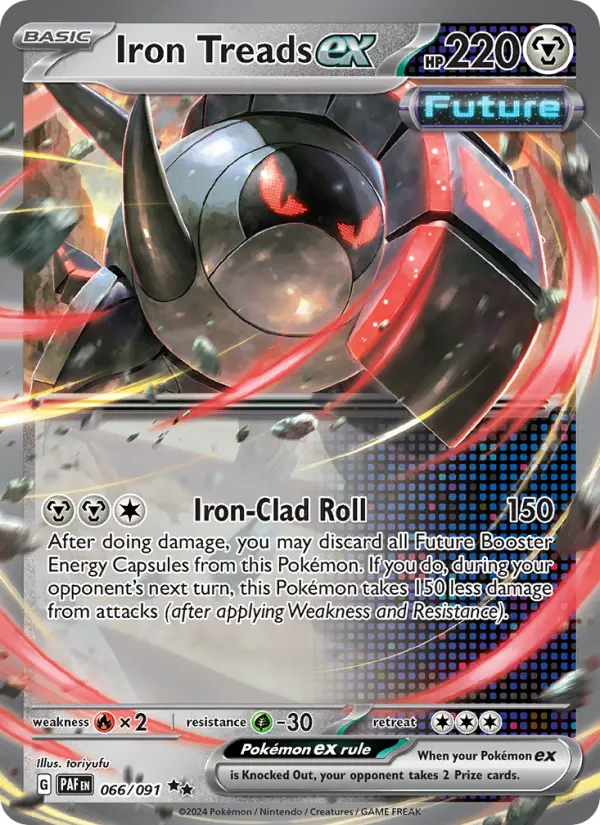 Iron Treads ex — Paldean Fates card #066