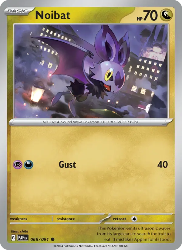 Noibat — Paldean Fates card #068