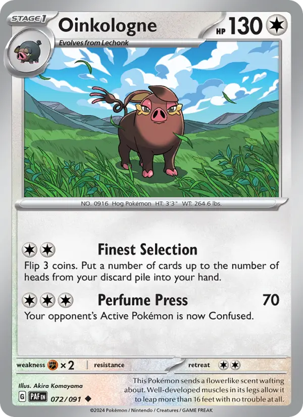 Oinkologne — Paldean Fates card #072