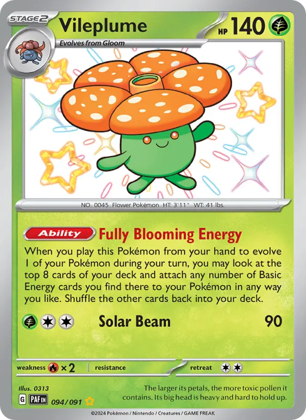 Vileplume — Paldean Fates card #094