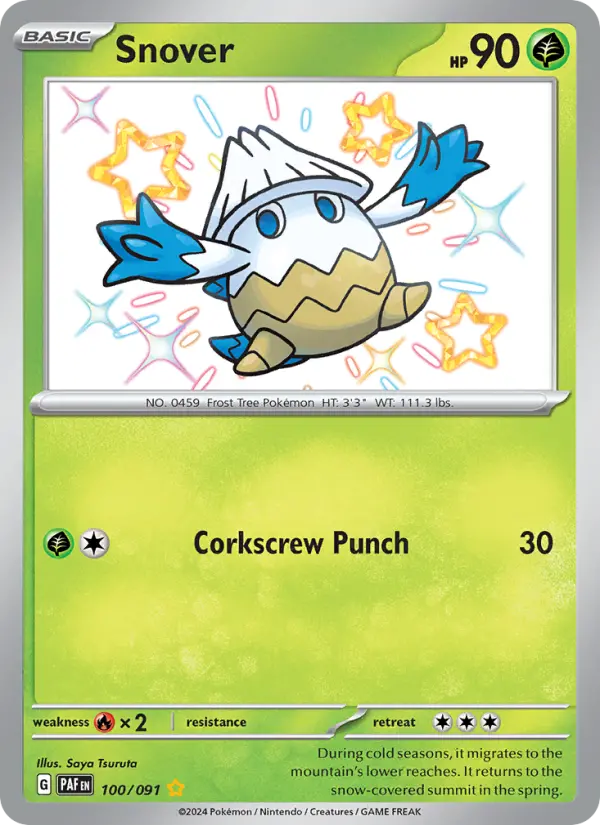 Snover — Paldean Fates card #100