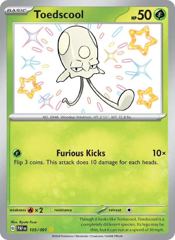 Toedscool — Paldean Fates card #105