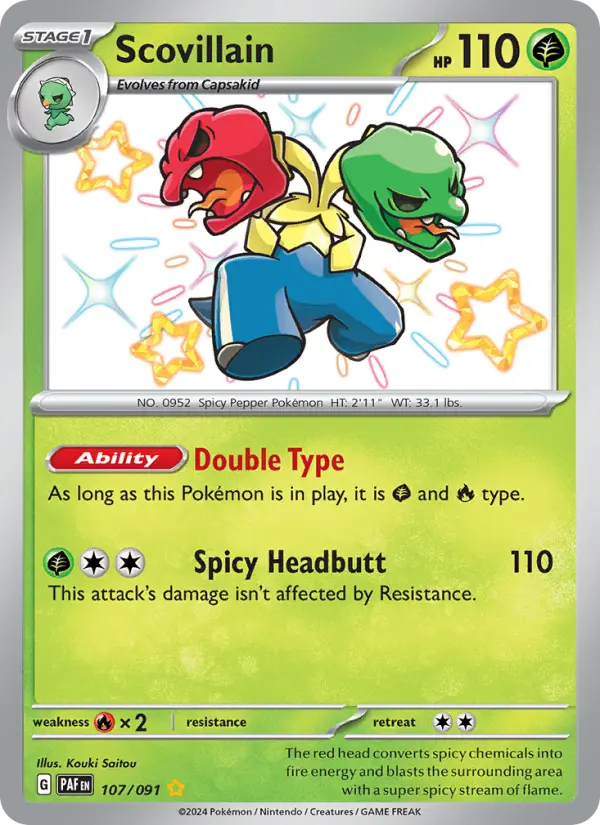 Scovillain — Paldean Fates card #107