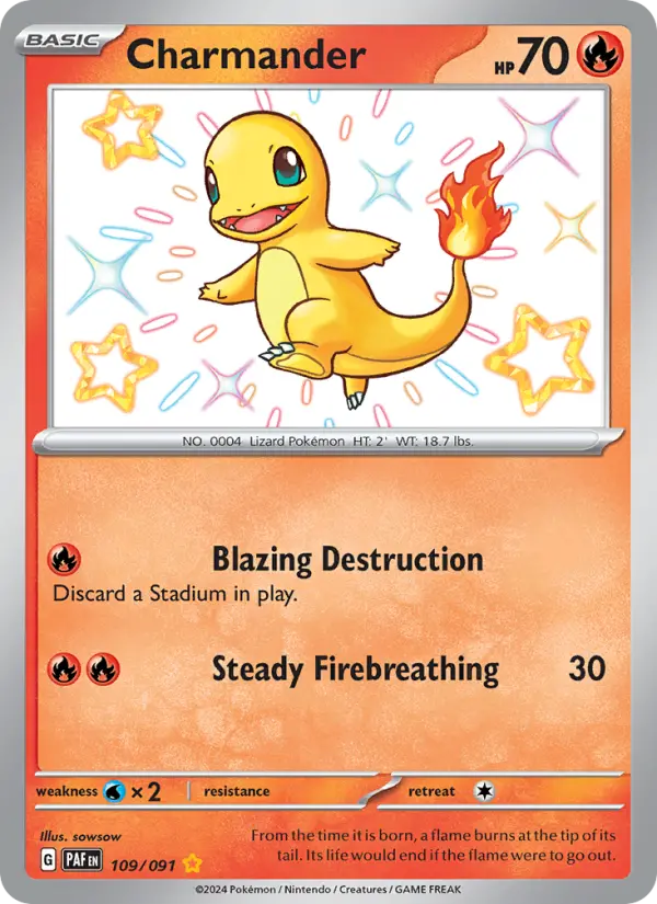 Charmander — Paldean Fates card #109