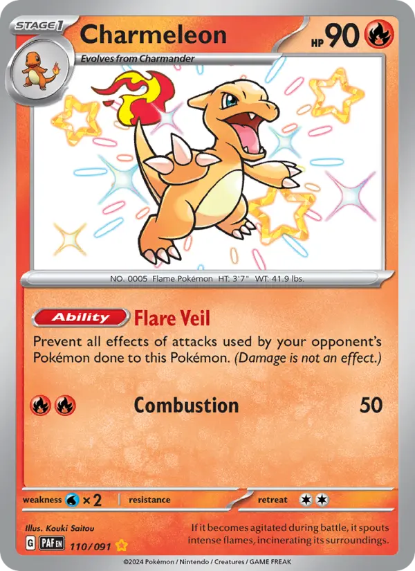 Charmeleon — Paldean Fates card #110