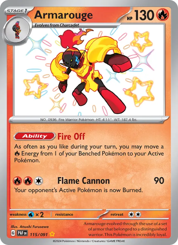 Armarouge — Paldean Fates card #115