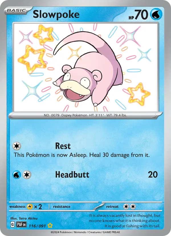 Slowpoke — Paldean Fates card #116