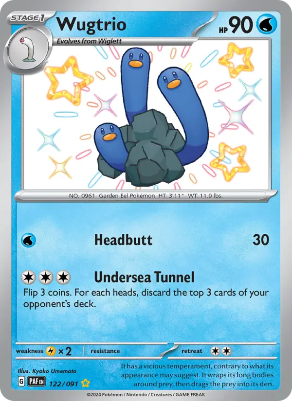 Wugtrio — Paldean Fates card #122
