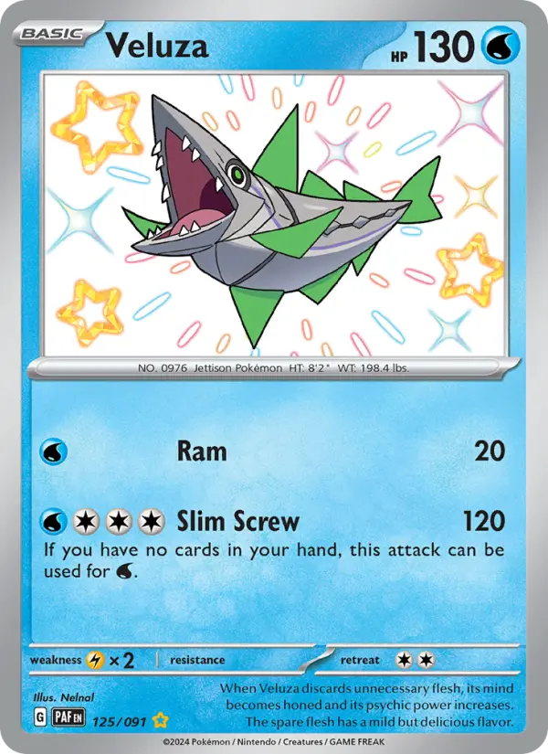 Veluza — Paldean Fates card #125