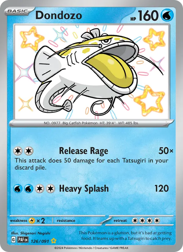 Dondozo — Paldean Fates card #126