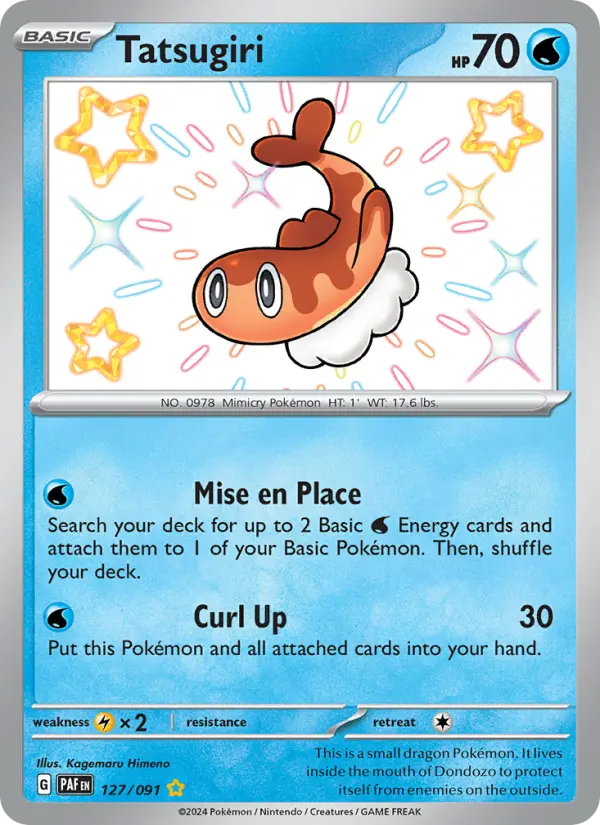 Tatsugiri — Paldean Fates card #127