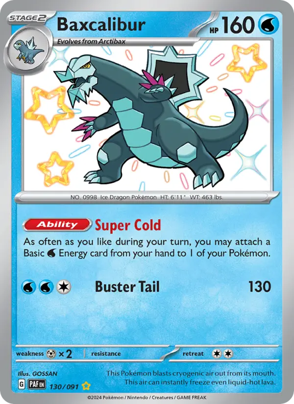 Baxcalibur — Paldean Fates card #130