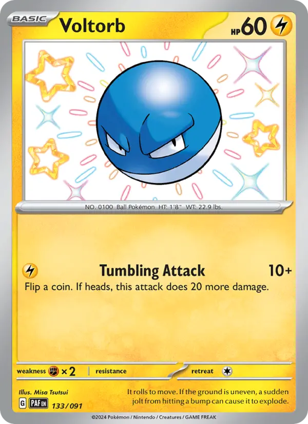 Voltorb — Paldean Fates card #133