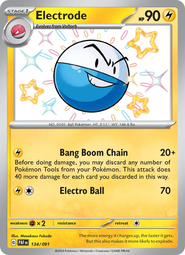 Electrode — Paldean Fates card #134