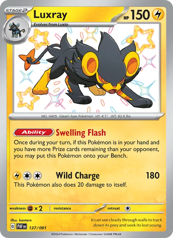 Luxray — Paldean Fates card #137
