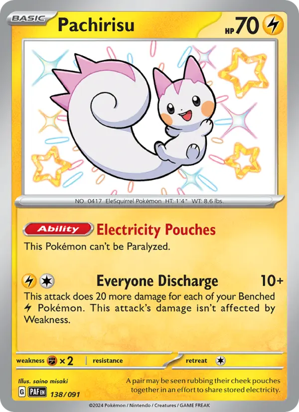 Pachirisu — Paldean Fates card #138