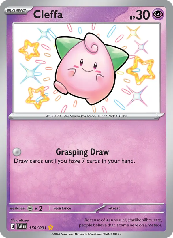 Cleffa — Paldean Fates card #150