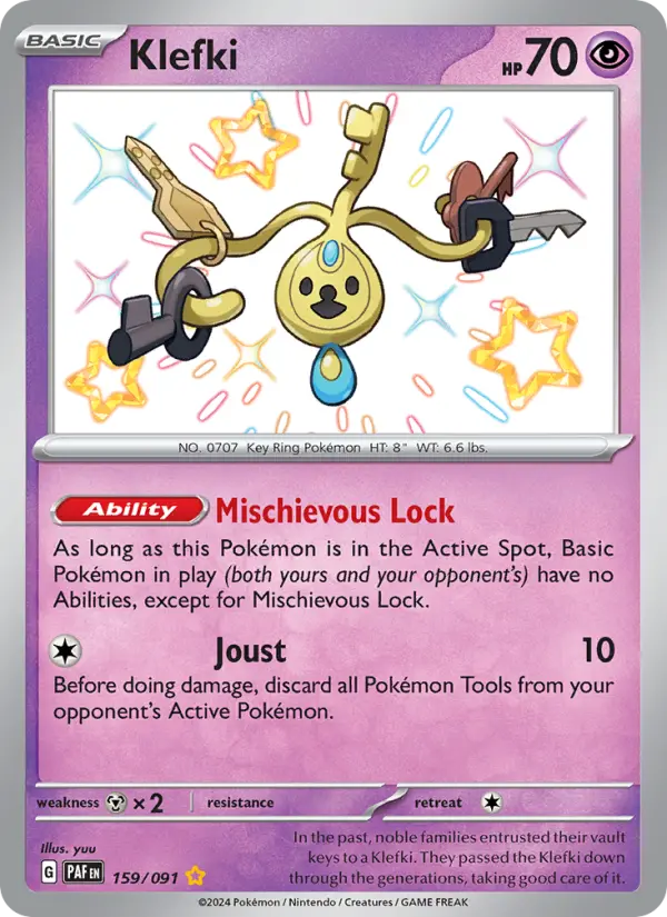 Klefki — Paldean Fates card #159